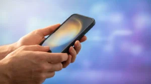 Professional fintech digital identity verification process with biometric security elements