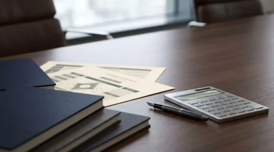 Professional institutional investment meeting with detailed portfolio analysis documents and strategic allocation frameworks