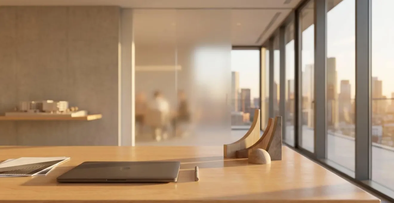 Financial advisor analyzing market trends with sophisticated investment strategy documents in modern office setting