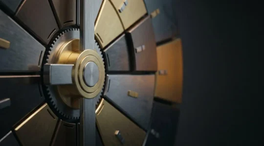 Professional financial security concept showing diversified asset protection strategies