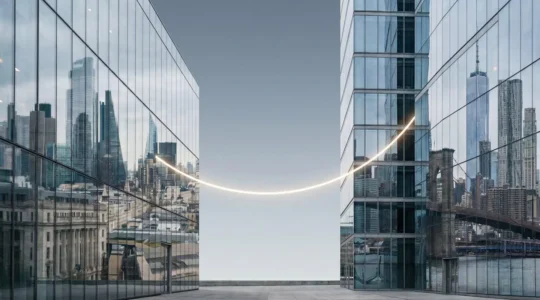 Conceptual representation of cross-border capital raising compliance between UK and US markets